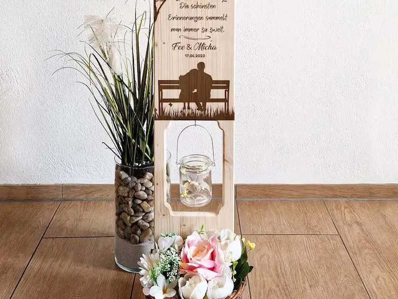 Geschenke Hochzeitstag Aufsteller