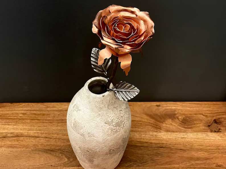 Geschenke Hochzeitstag Kupferrose