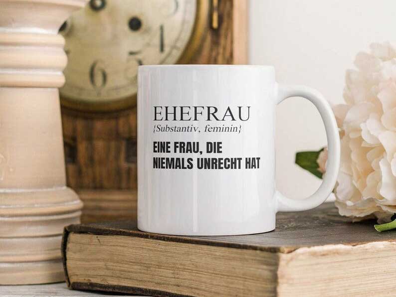 Geschenke Hochzeitstag Tasse