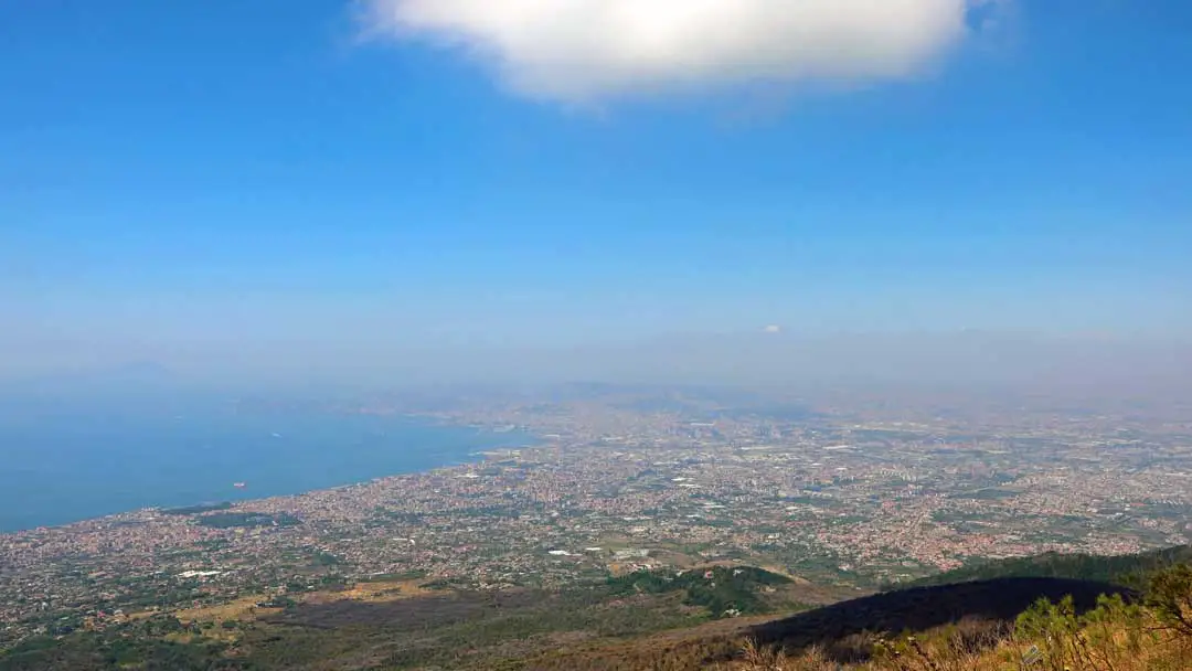 Blick auf die Bucht von Neapel