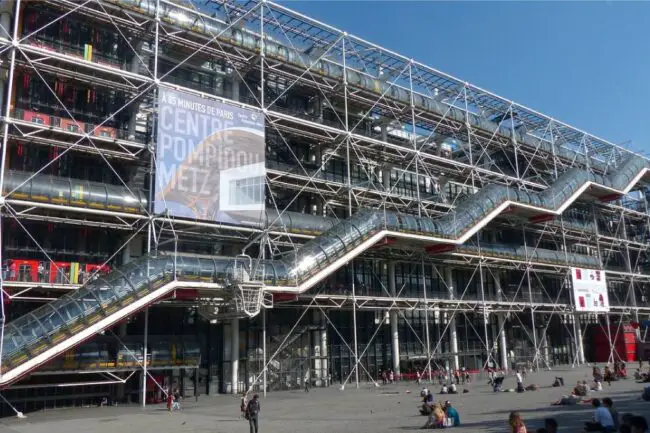 Blick auf das Centre Pompidou, Paris, Tickets