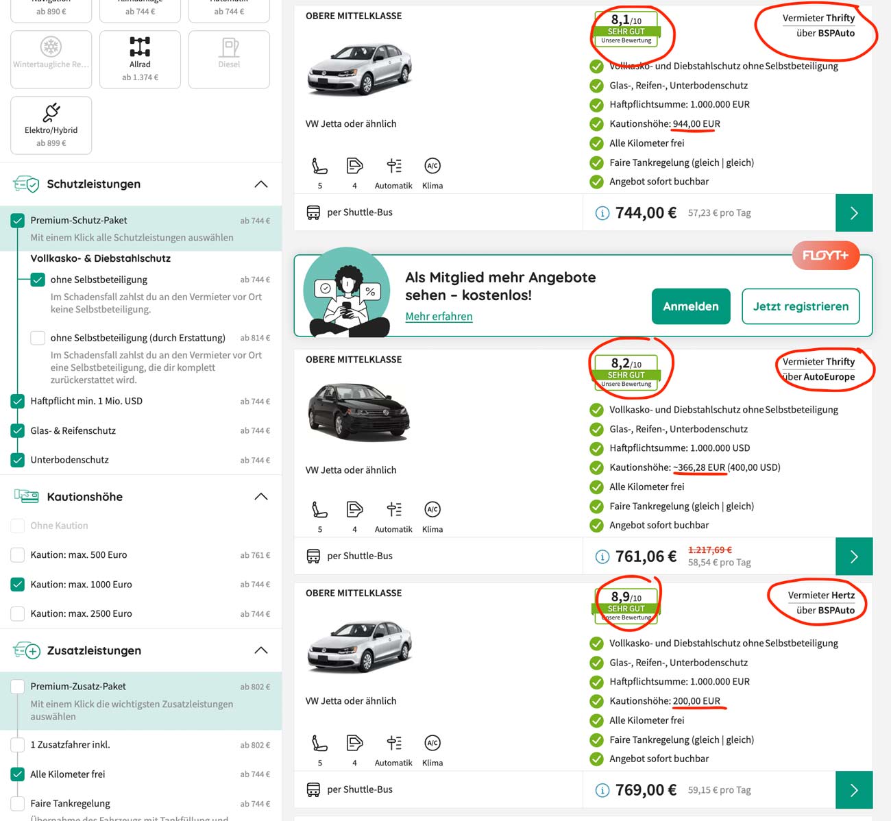 Mietwagen USA Preisvergleich billiger-mietwagen.de