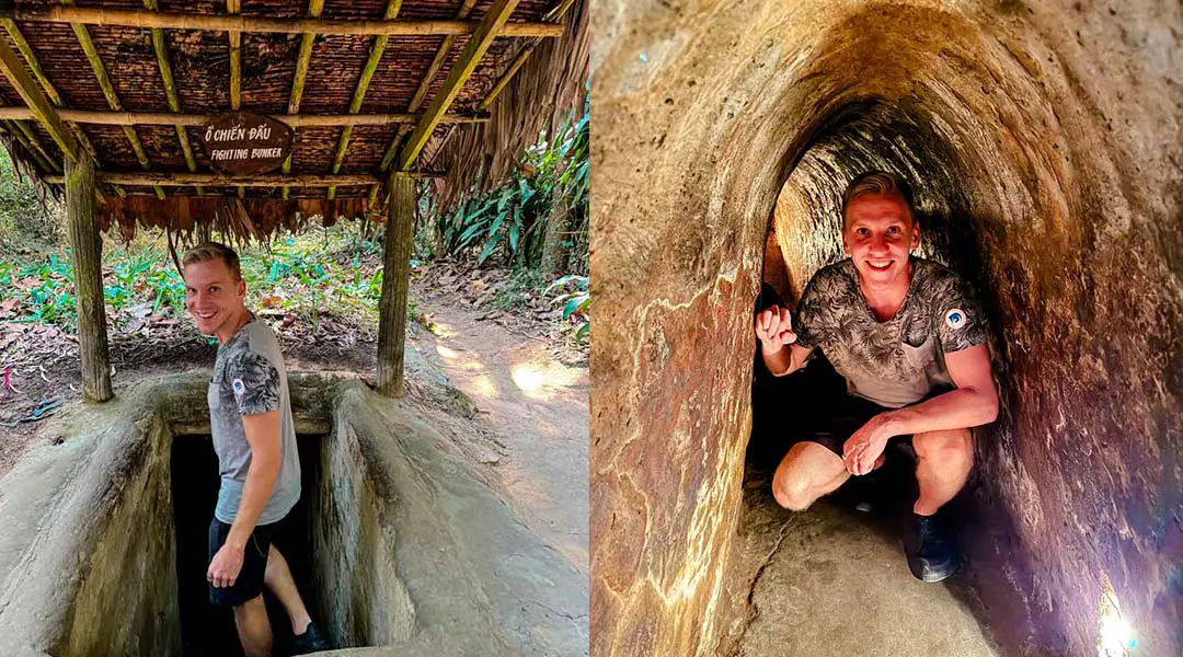 Cu Chi-Tunnel in Vietnam