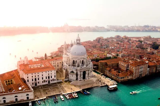 Venedig, Blick von oben, Reisedauer, Teaserbild