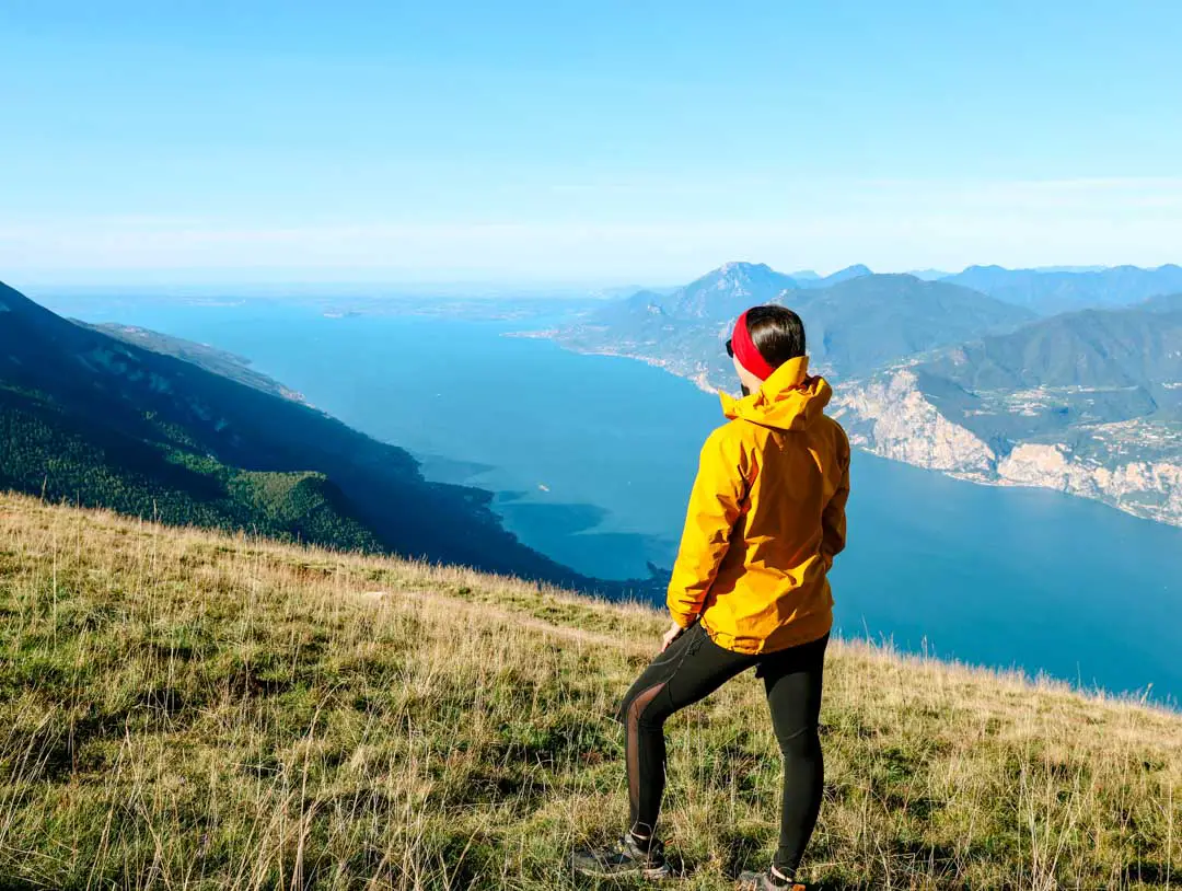 Ausblick vom Monte Baldo auf den Gardasee