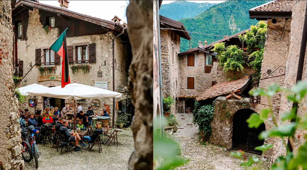 Canale die Tenno Bergdorf am Gardasee