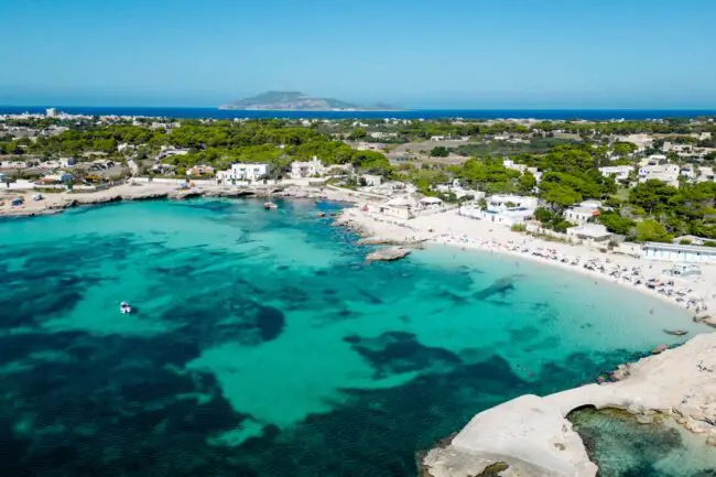 Insel Favignana auf Sizilien