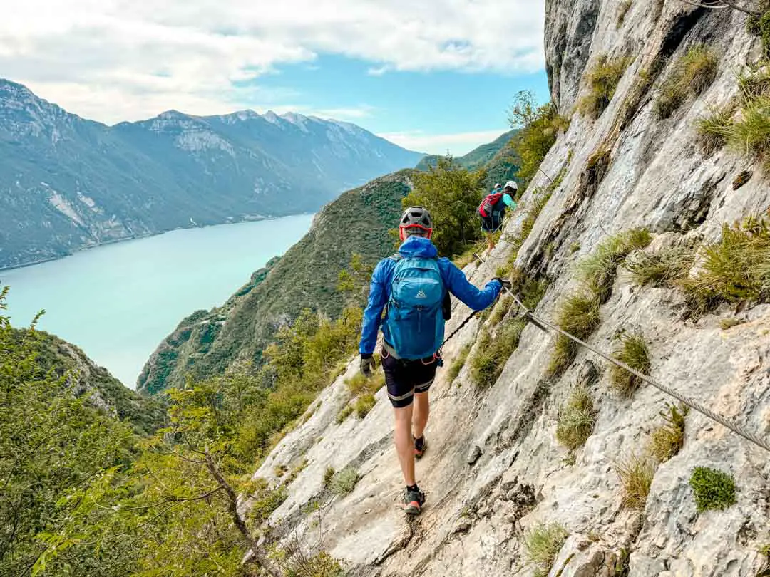 Klettersteig Cima Capi am Gardasee