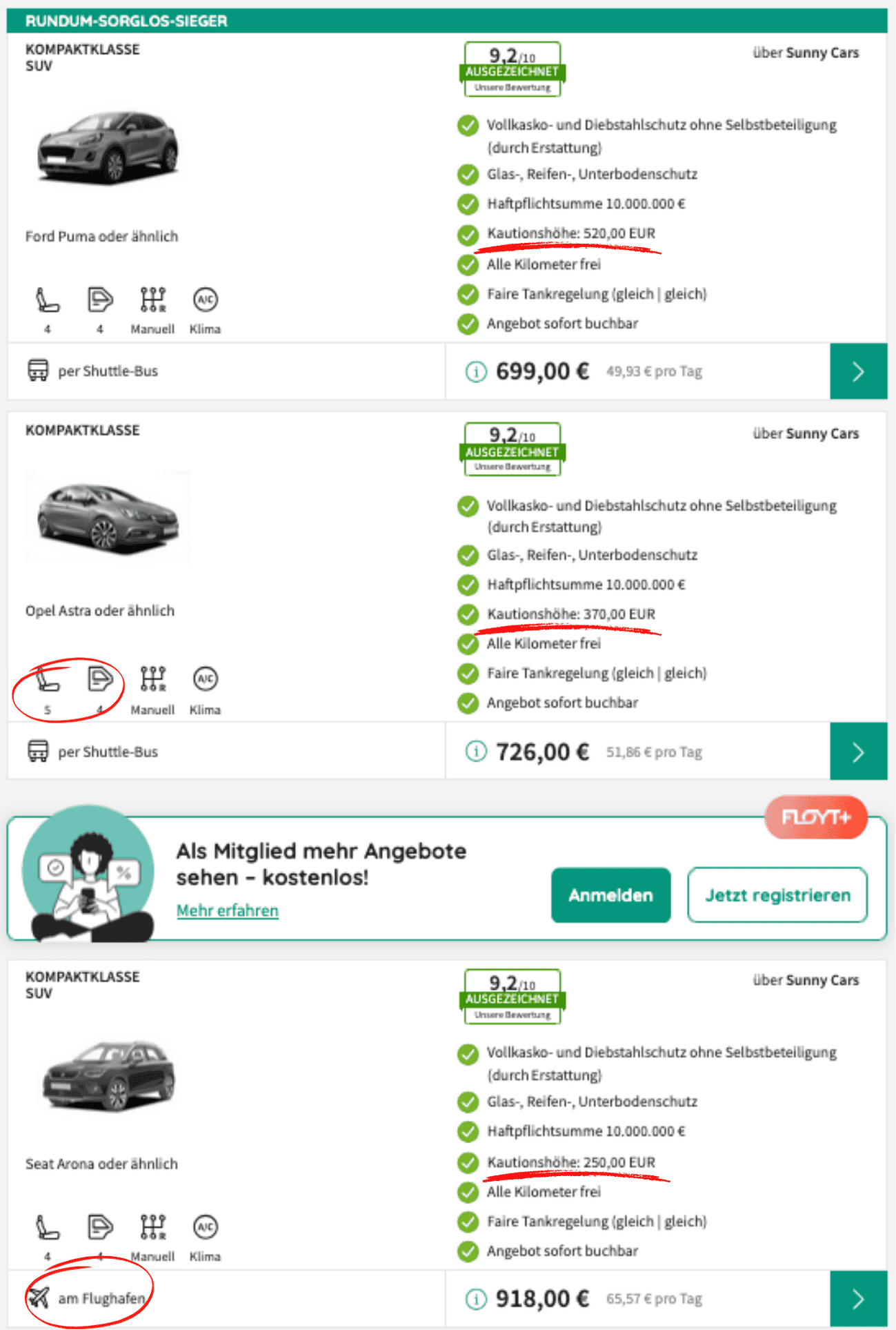 Billiger Mietwagen Irland